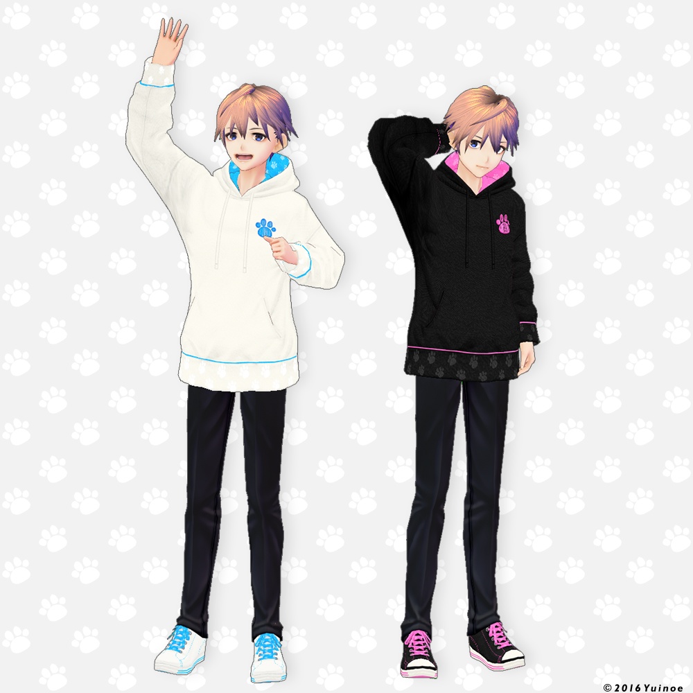 ねこみみパーカー|#VRoid