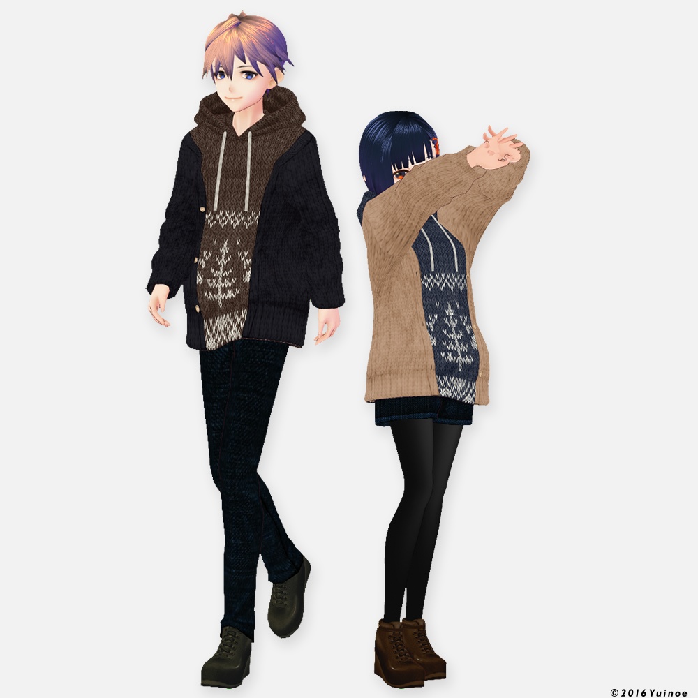 【無料】ノエルパーカー|#VRoid