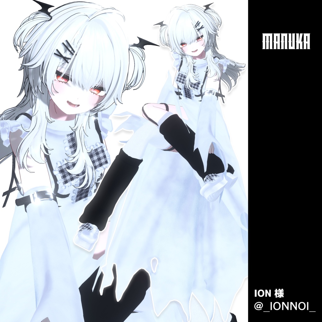 ♥4アバター対応♥VRChat衣装『しにがみ』Shinigami