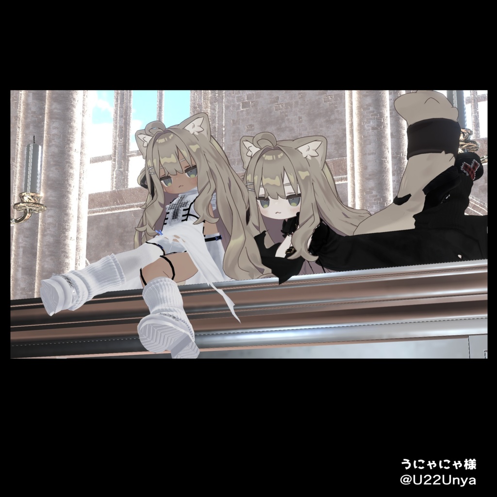 ♥4アバター対応♥VRChat衣装『しにがみ』Shinigami