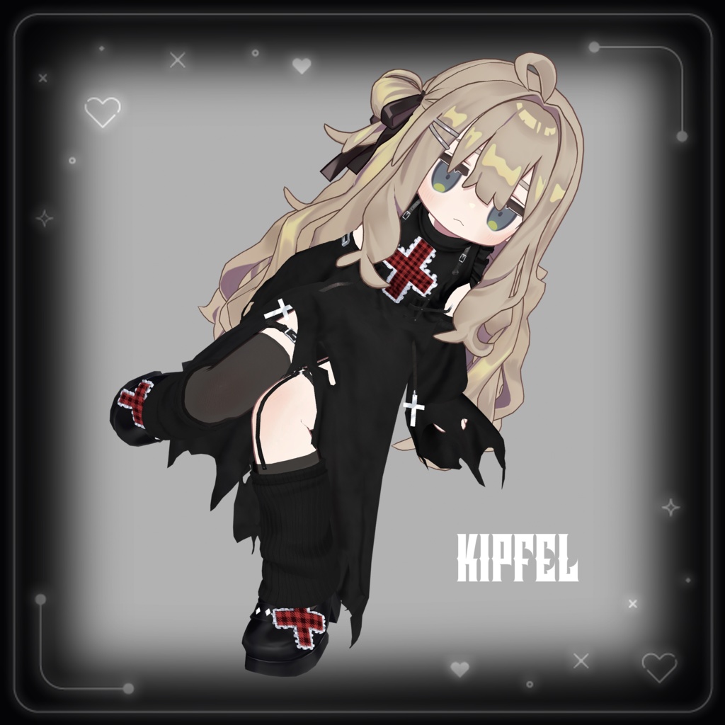 ♥4アバター対応♥VRChat衣装『しにがみ』Shinigami