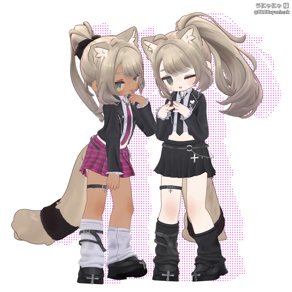 🤍4アバター対応🤍VRChat衣装『death×id♡l』