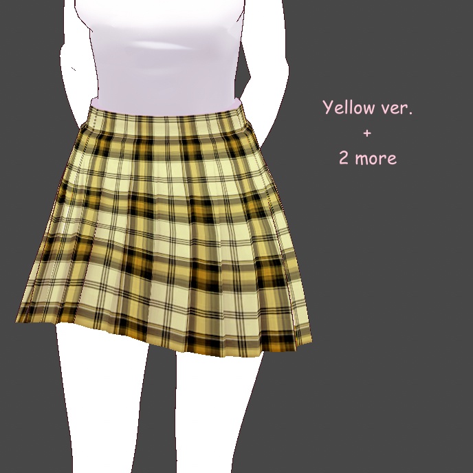 VRoid School skirt pack
