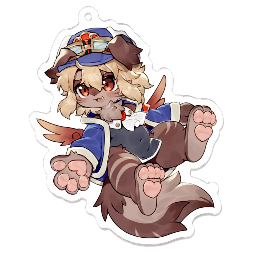 ふわもちアクリルキーホルダー