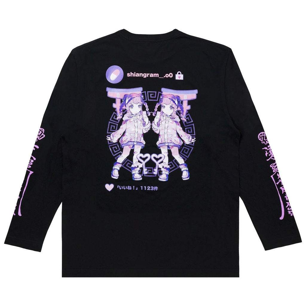 MNG × 電音部ロングTシャツ/犬吠埼 紫杏