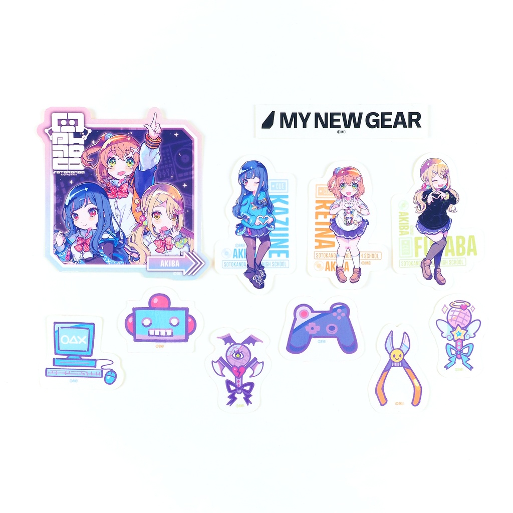 MNG × 電音部 オーロラポーチ&ステッカーセット/アキバ