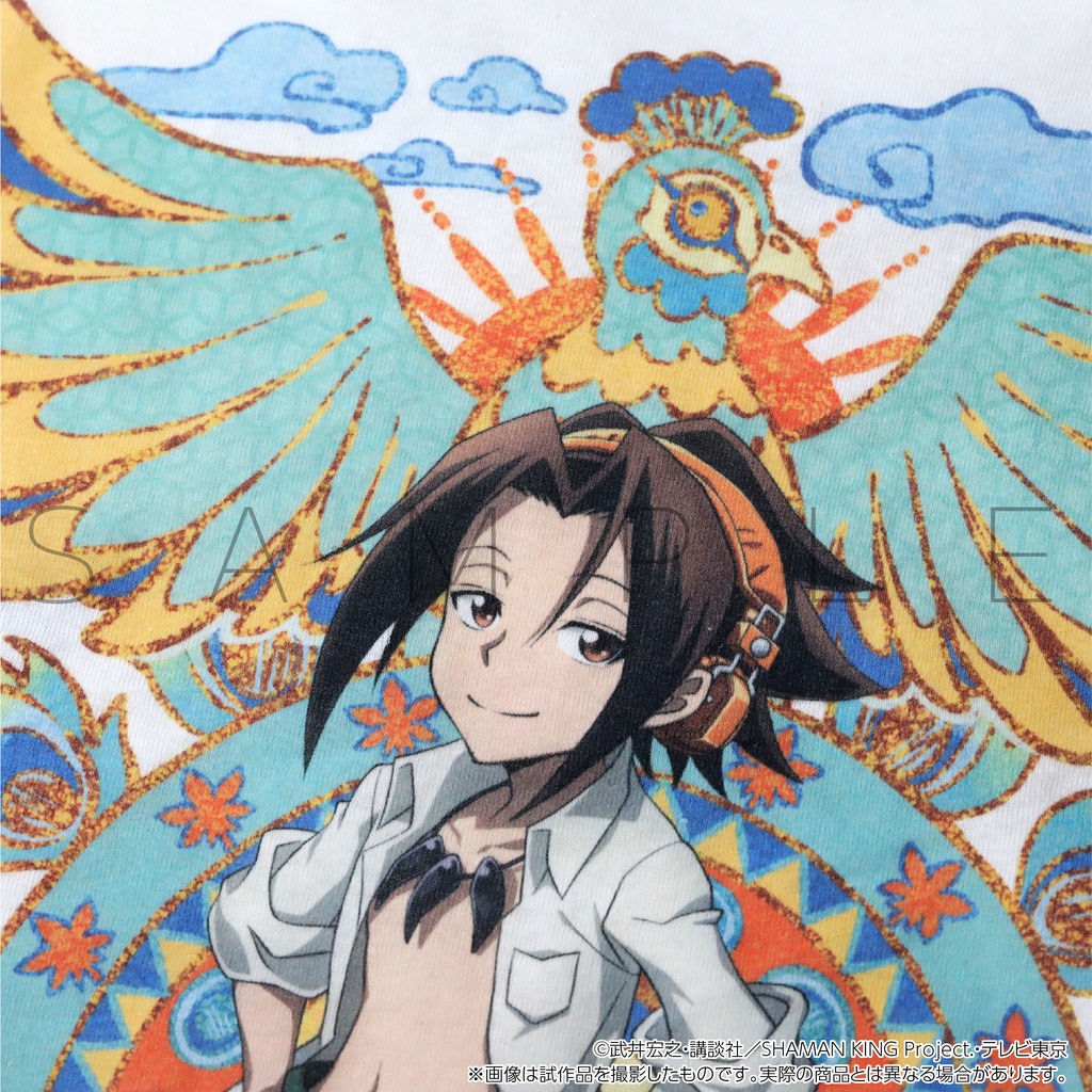 MY NEW GEAR×TVアニメ『SHAMAN KING』Tシャツ/麻倉葉