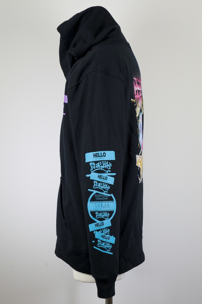 MNG × 電音部パーカー/黒鉄 たま