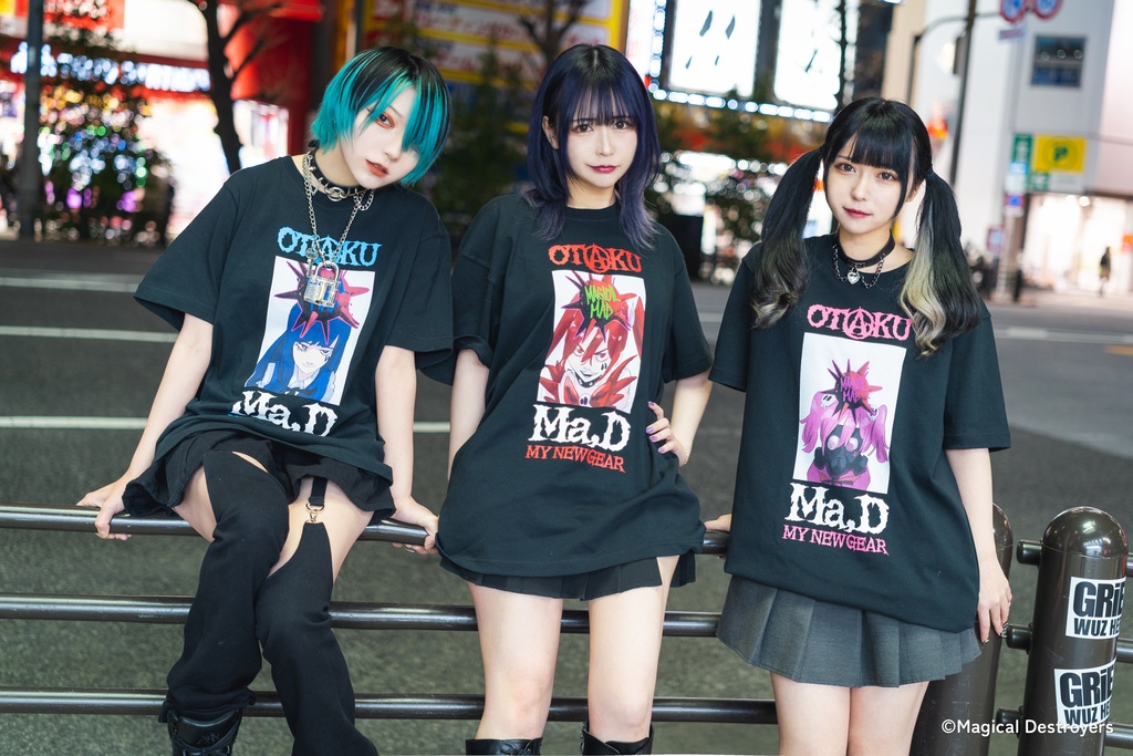魔法少女マジカルデストロイヤーズ(原作版)Tシャツ/ブルー