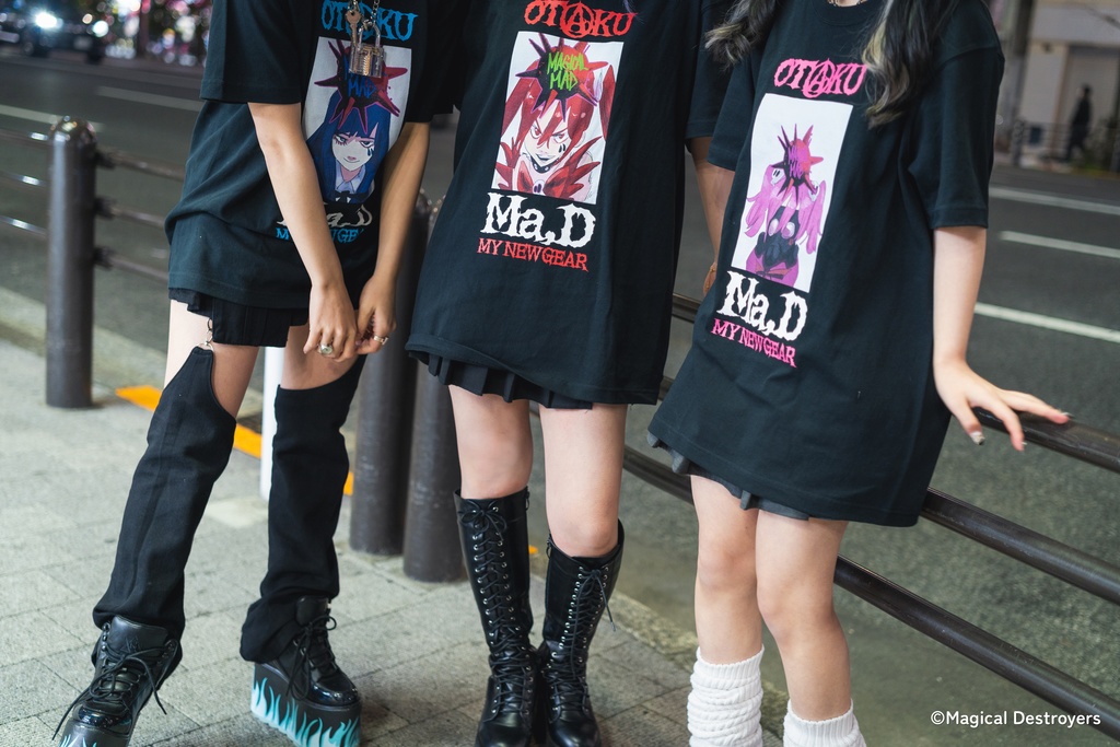 魔法少女マジカルデストロイヤーズ（原作版）Tシャツ／ブルー