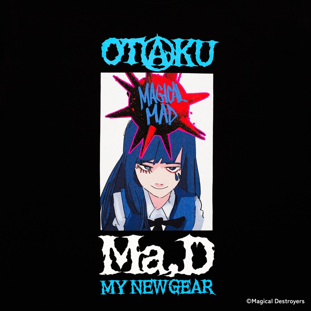 魔法少女マジカルデストロイヤーズ(原作版)Tシャツ/ブルー