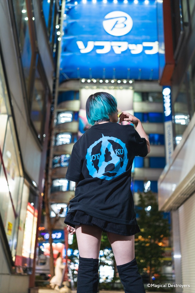 魔法少女マジカルデストロイヤーズ(原作版)Tシャツ/ブルー