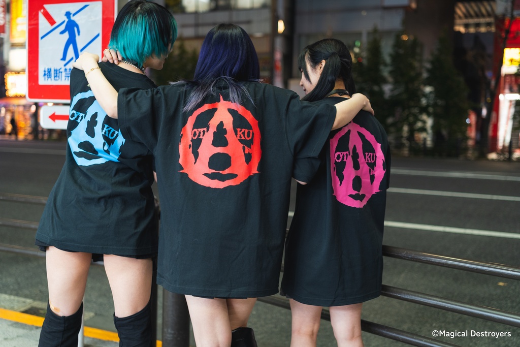 魔法少女マジカルデストロイヤーズ(原作版)Tシャツ/ブルー