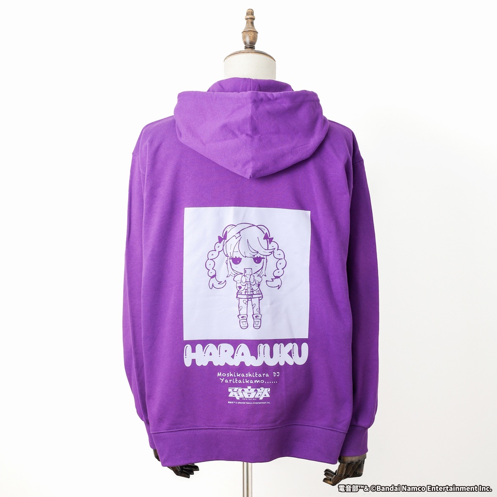 MNG×電音部 犬吠埼紫杏HARAJUKUパーカー
