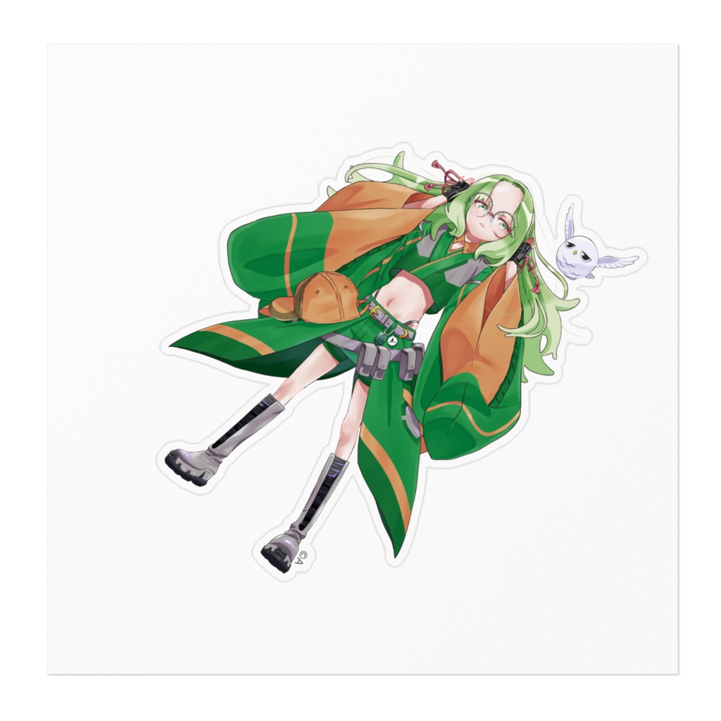 pixivFACTORY 池袋電音部 1stビジュアルステッカー - 160 x 160 (mm)