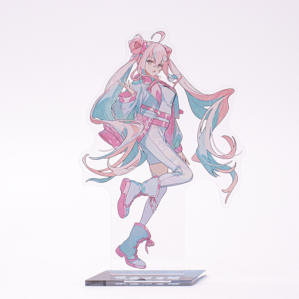 MNG×電音部 イケブクロエリア 都市と衝動II アクリルスタンド/雫來叉手毬