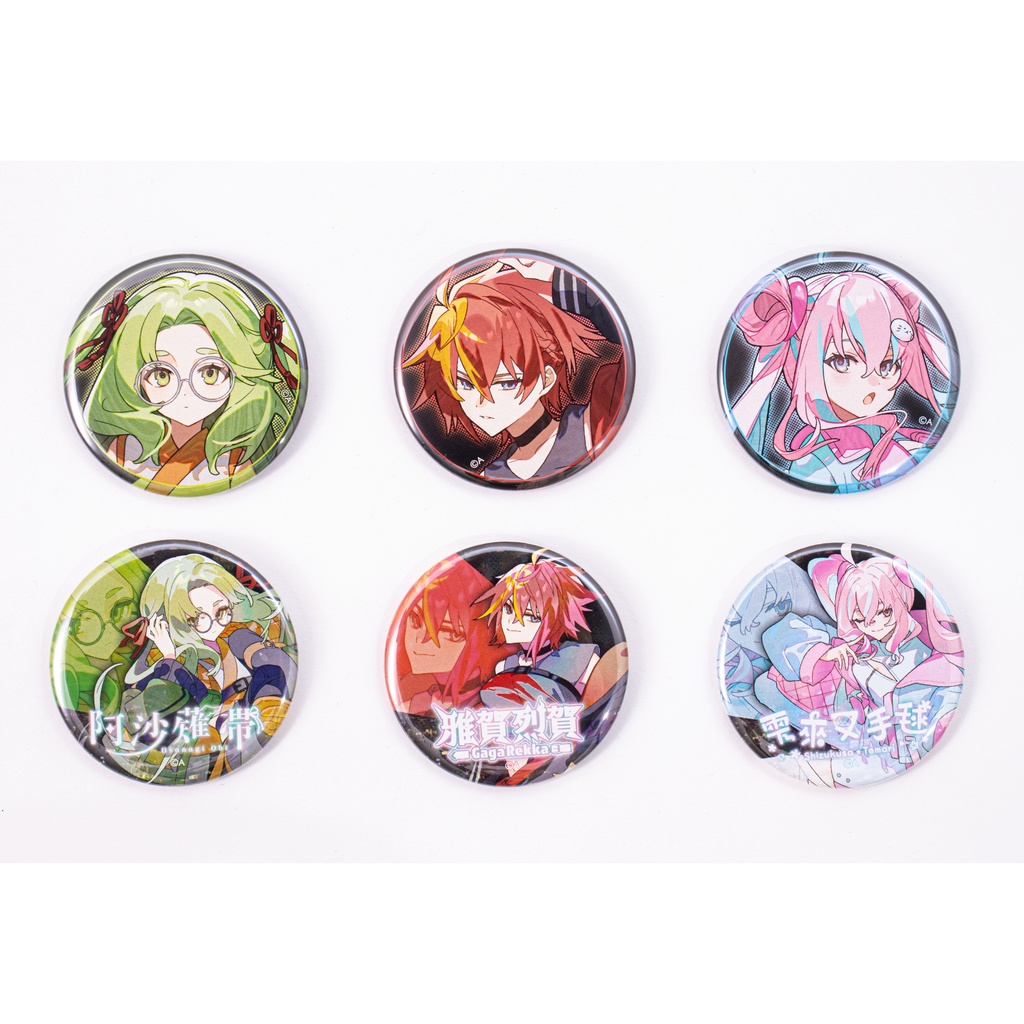 MNG×電音部 イケブクロエリア 都市と衝動II キャラバッジコレクション (全6種)