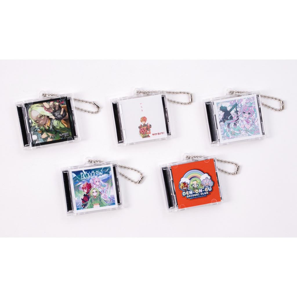 MNG×電音部 イケブクロエリア 都市と衝動II ミニCDキーホルダーコレクション(全5種)