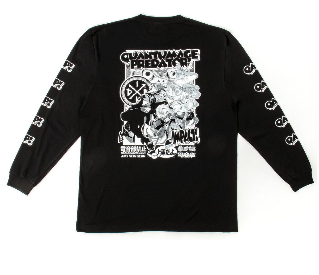 MNG×電音部 イケブクロエリア QAP! Long sleeve T-shirts