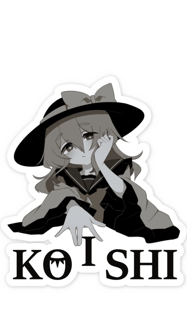 こいしちゃんスマホステッカー