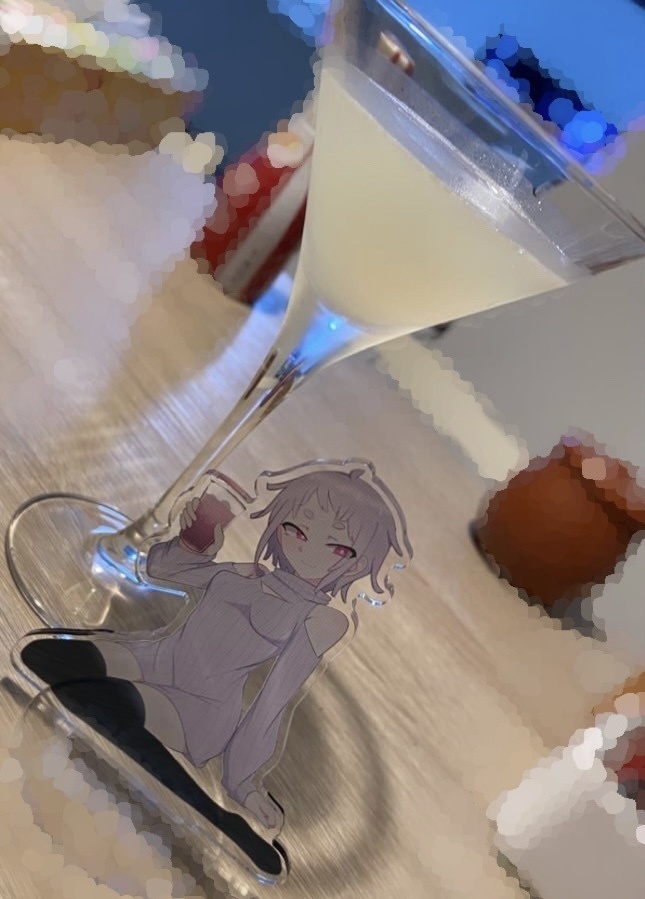 リンカちゃんと乾杯アクリルフィギュア