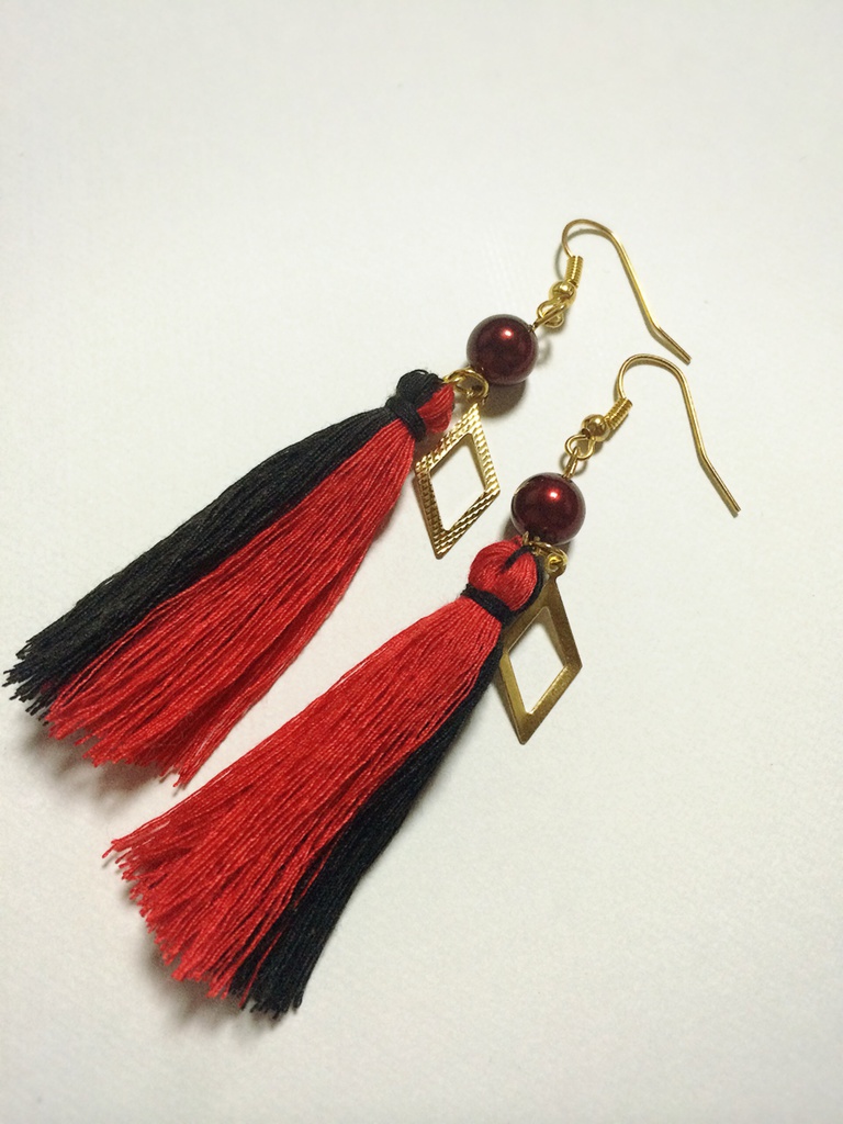 新撰組イメージタッセルピアス