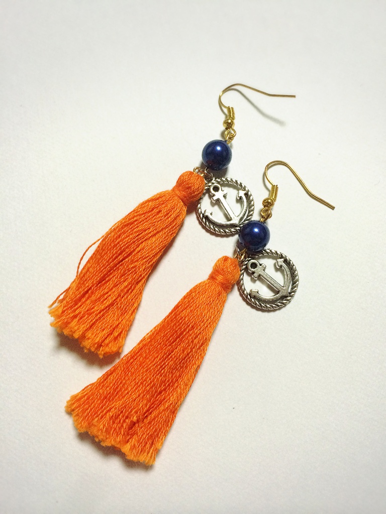 新撰組イメージタッセルピアス