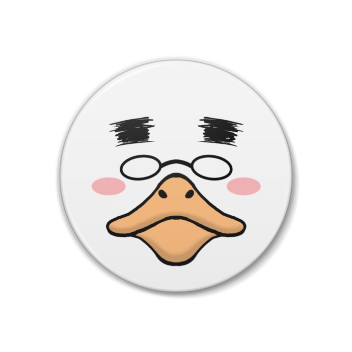 NEWあひるだんご缶バッジ【全4種】