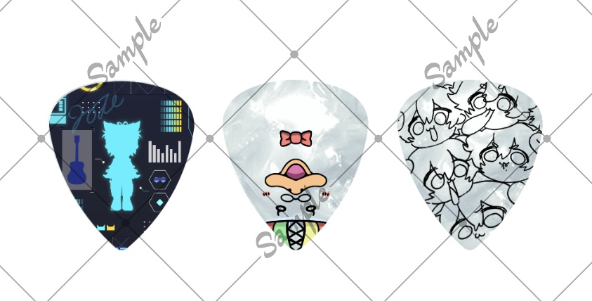 オリジナルギターピック争いは何も産まないセット