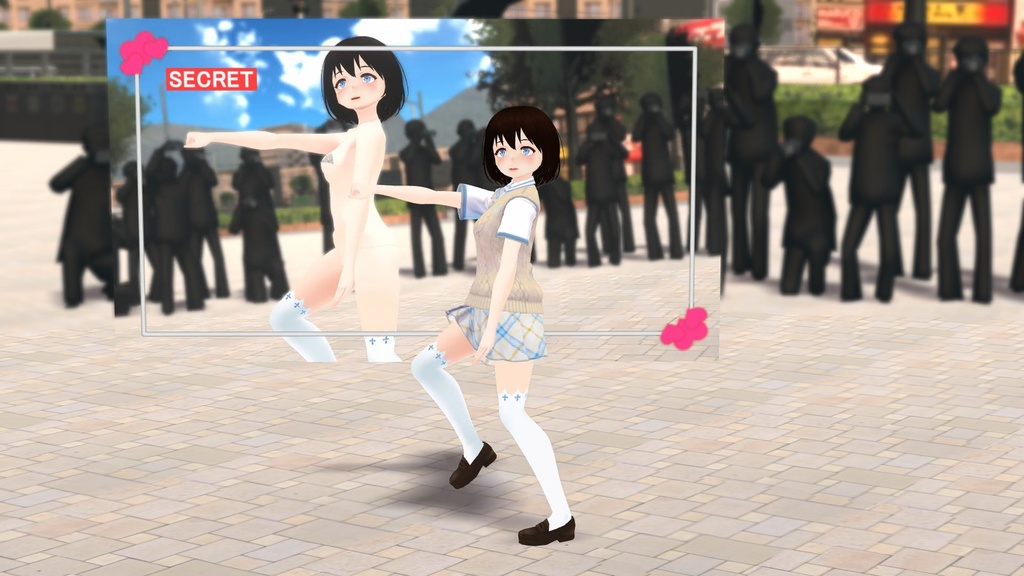 【無料】視界を避けるマジック画面V1.1【VRChat向け・Unity用】