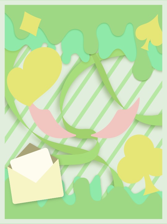 【無料素材】バレンタイン風おはV素材