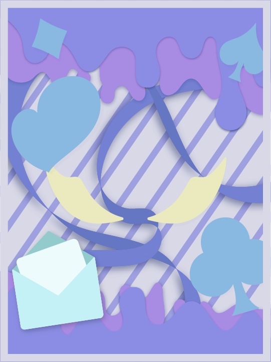 【無料素材】バレンタイン風おはV素材