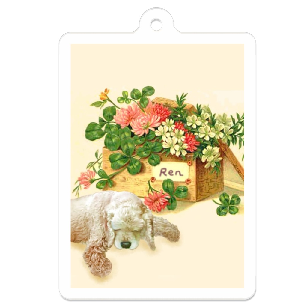 レンと花箱アクキー