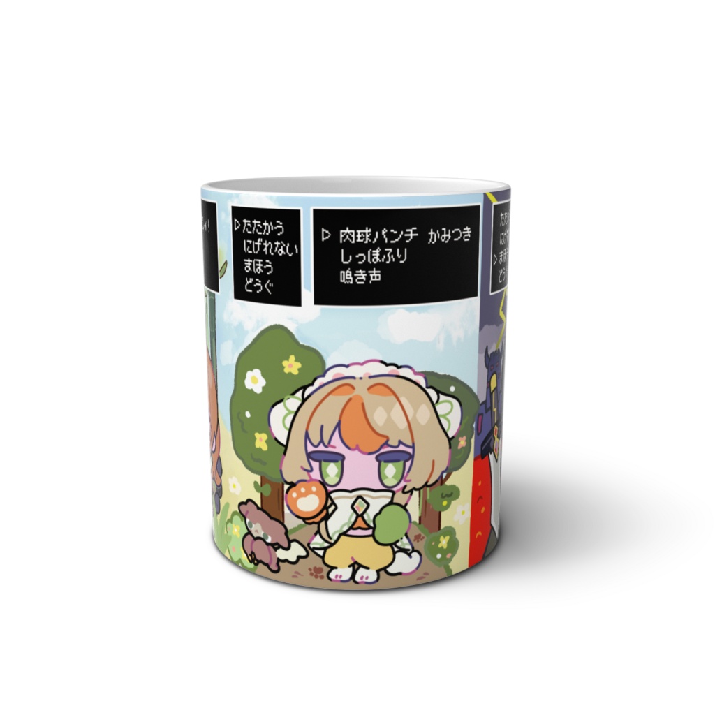RPG風脳筋三銃士マグカップ