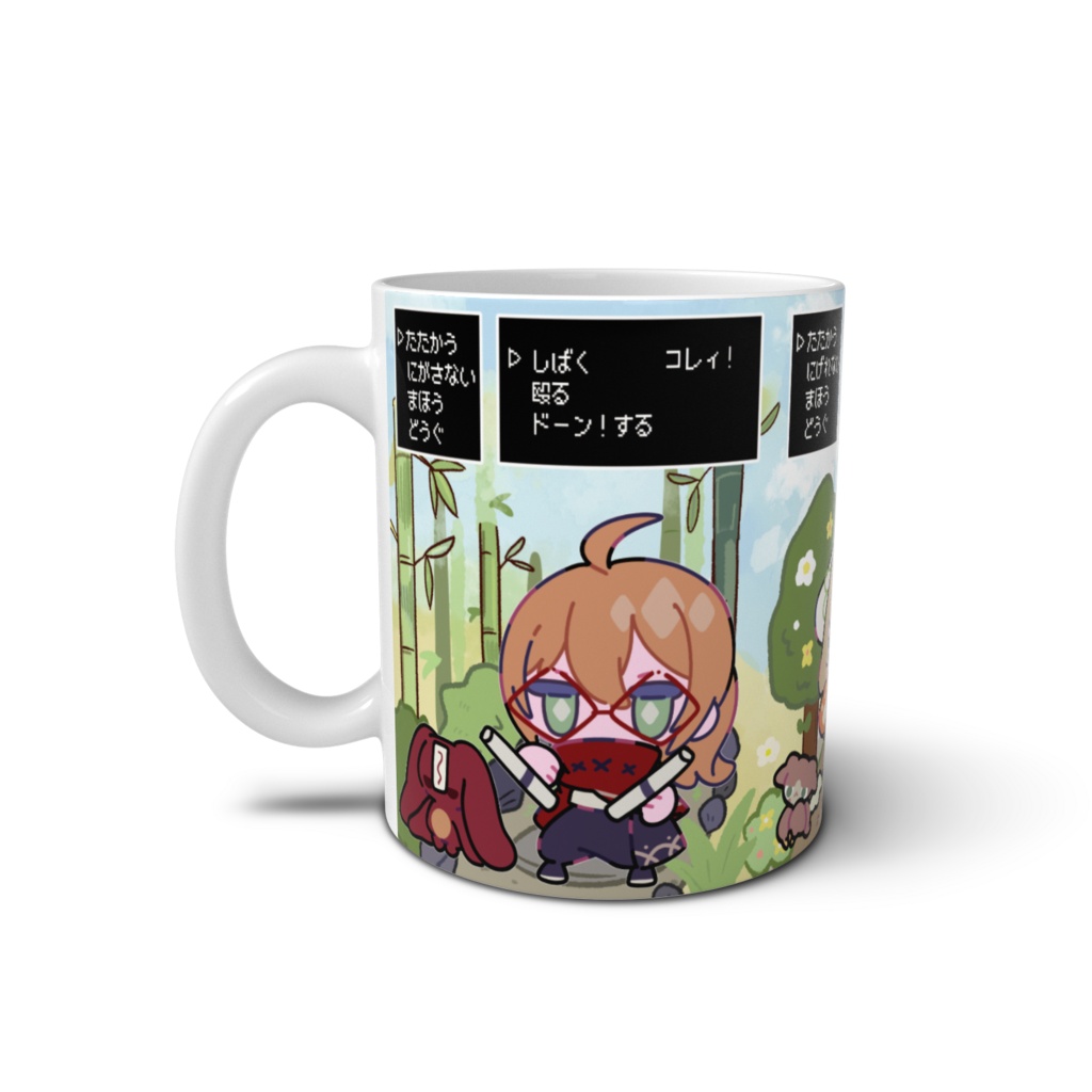 RPG風脳筋三銃士マグカップ