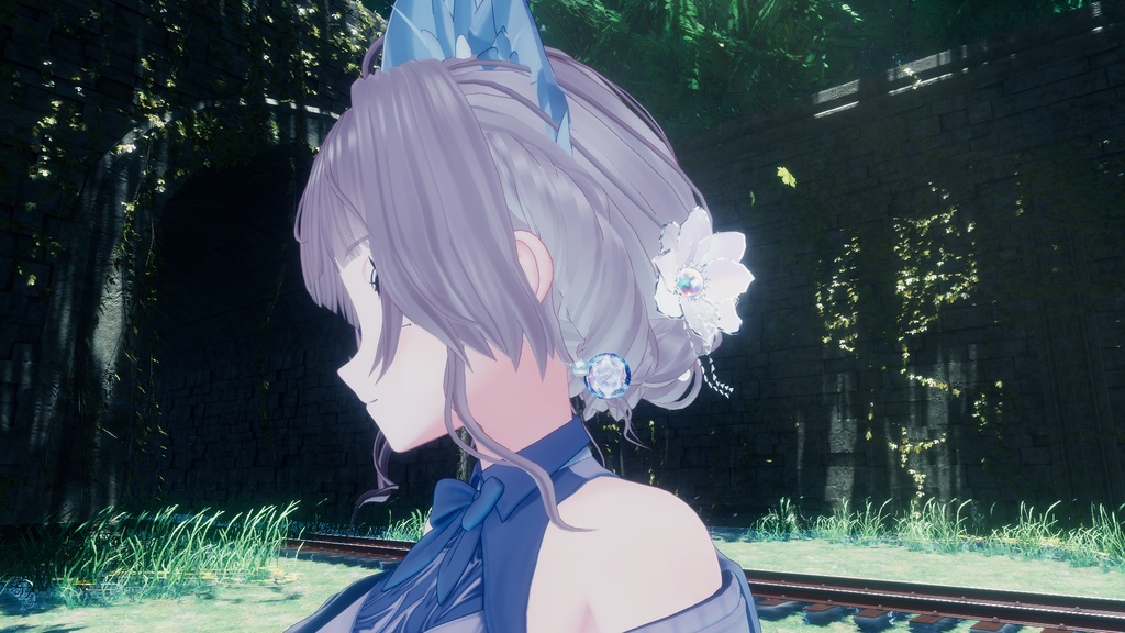 【VRC向けアクセサリー】無料GlassBallイヤリング