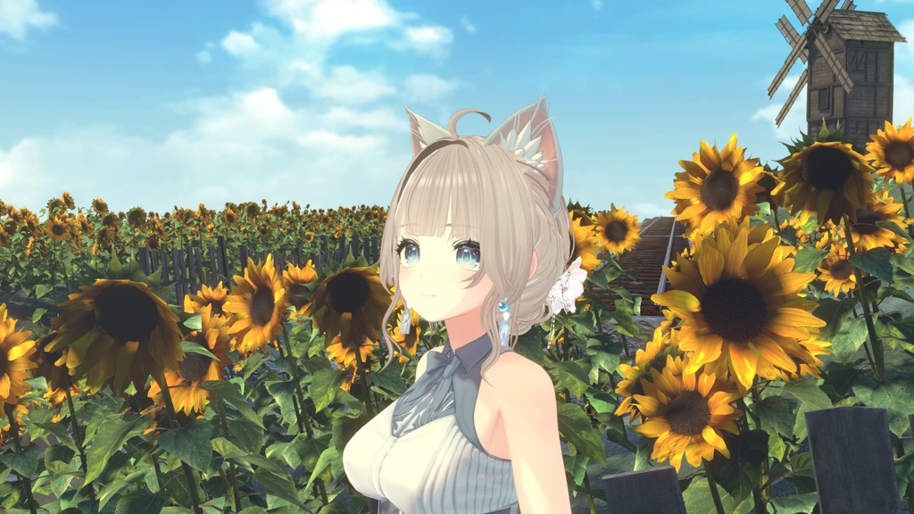 【VRC向けアクセサリー】無料夏のラムネピアス