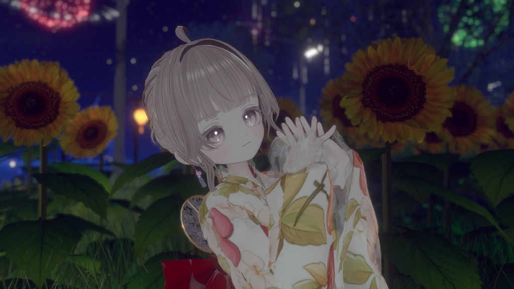 【VRC向けアクセサリー】無料夏のラムネピアス