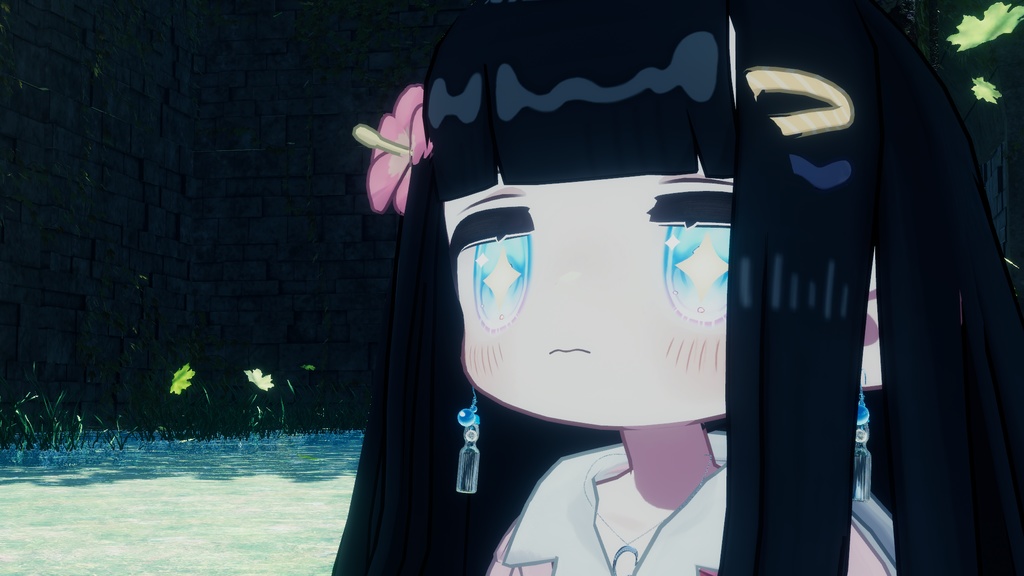 【VRC向けアクセサリー】無料夏のラムネピアス