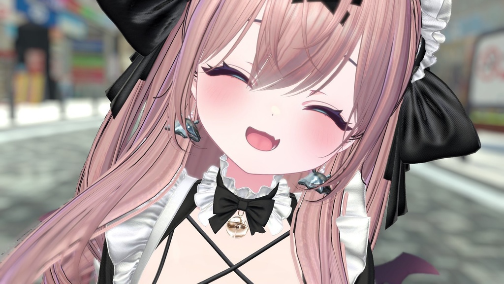 【VRC向けアクセサリー】ゆらゆらめんだこピアス