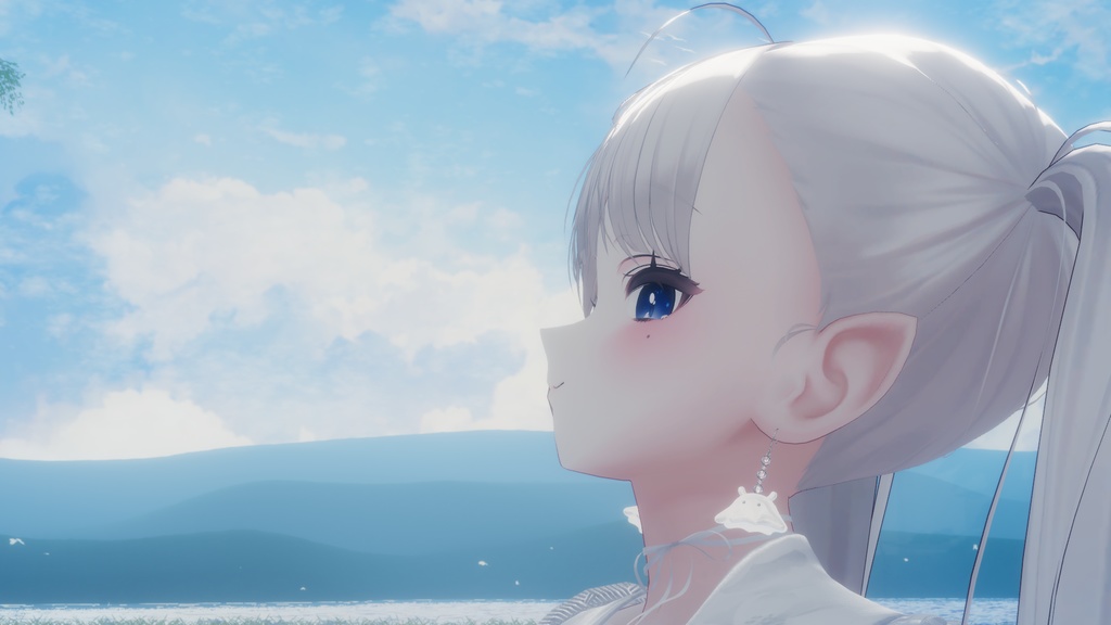 【VRC向けアクセサリー】ゆらゆらめんだこピアス