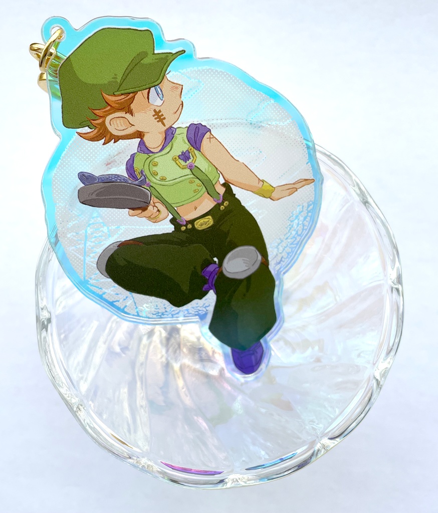 鋼田一さんアクリルキーホルダー