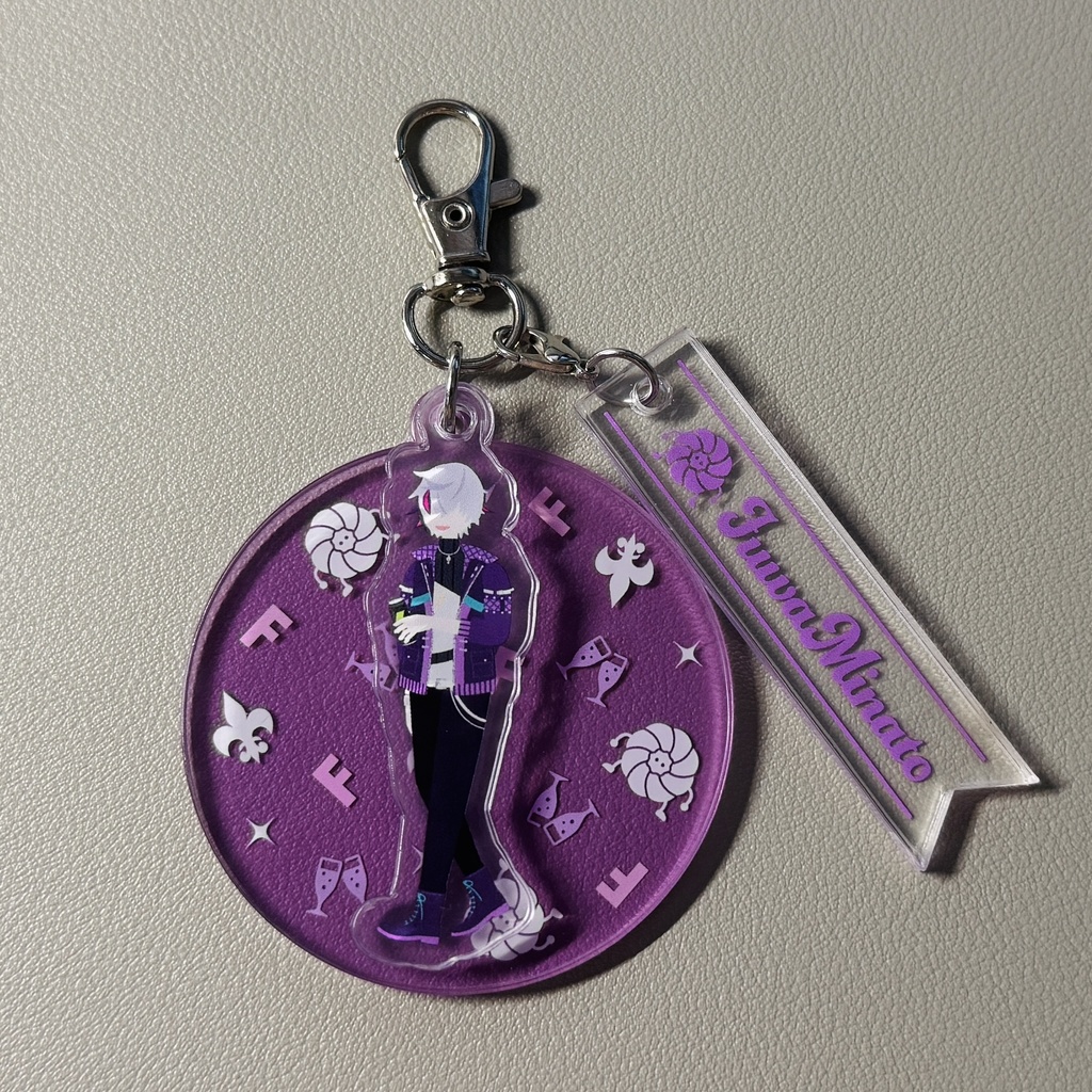 【非公式】 にじさんじ 三連アクリルキーホルダー