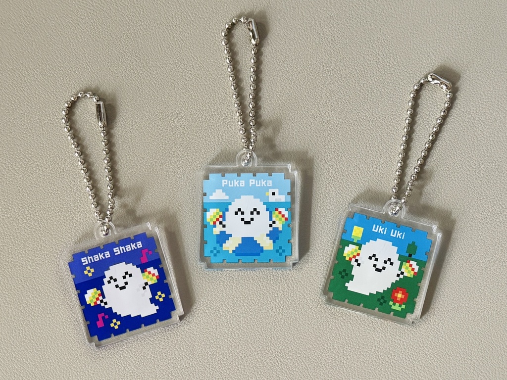 【非公式】 にじさんじ ドット絵アクリルキーホルダー