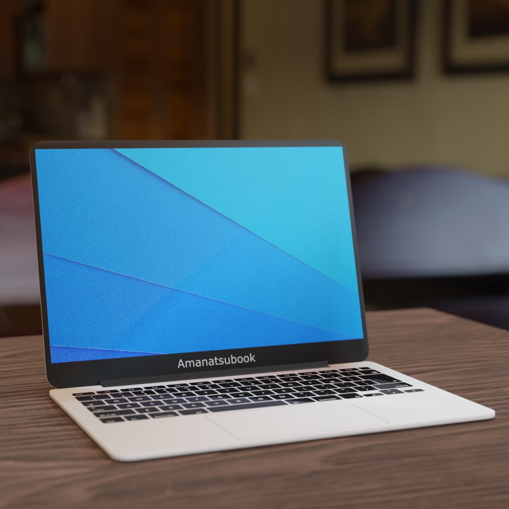 【UnityPackage同梱】洗練されたパソコン