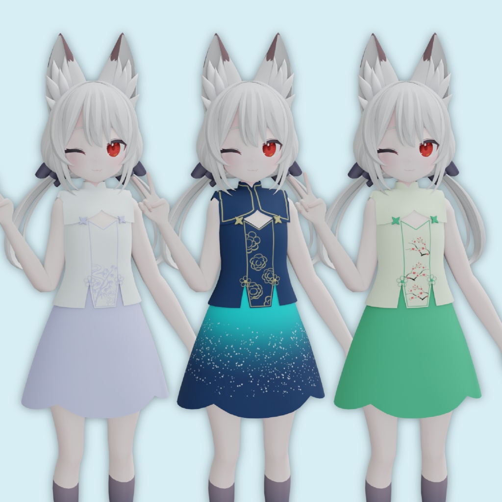 【UnityPackage同梱】花想絹河