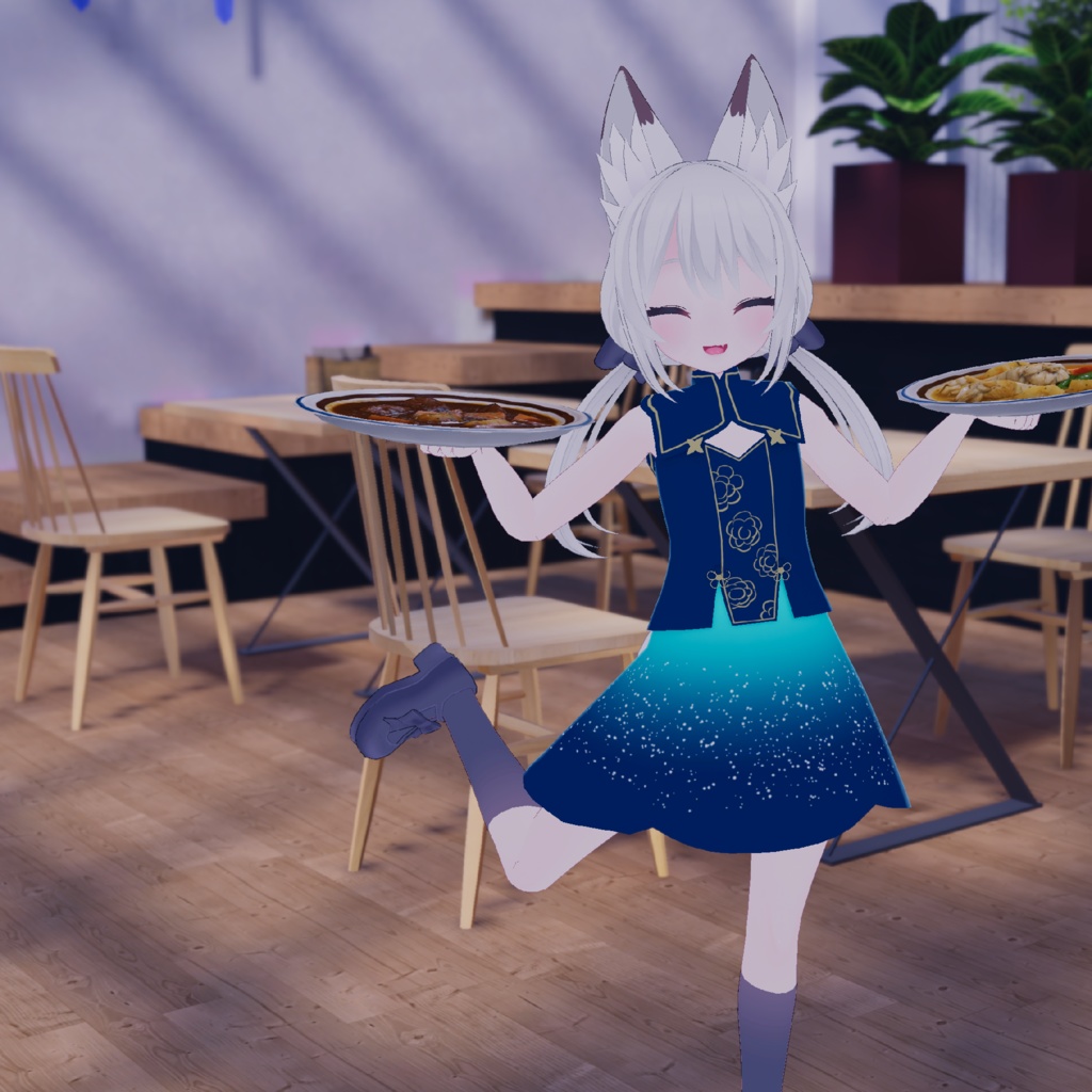 【UnityPackage同梱】花想絹河