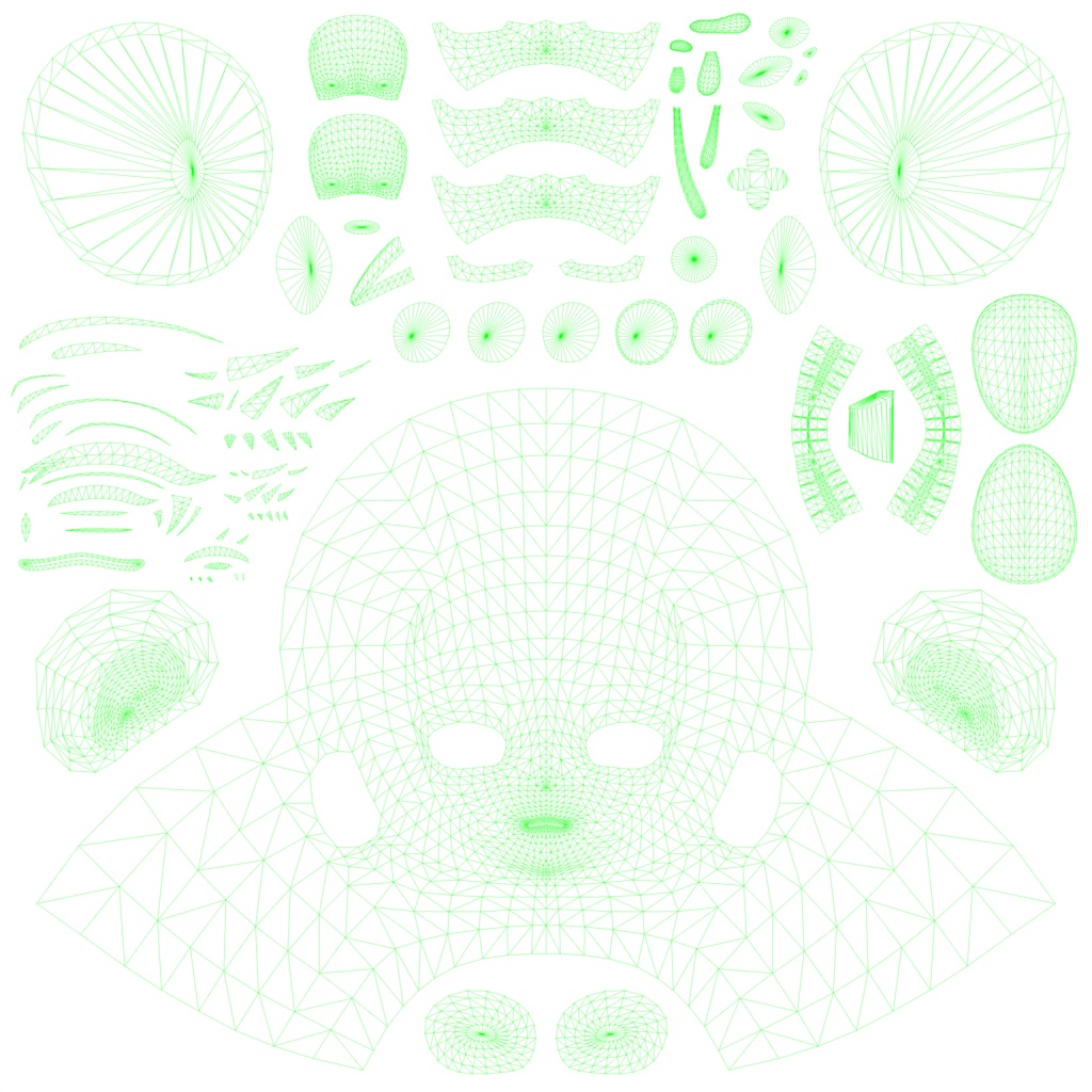 UV展開チェッカー