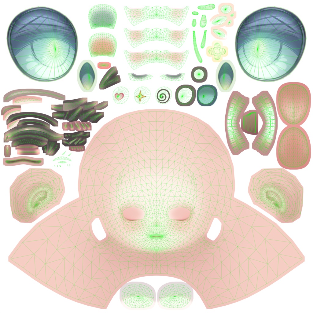 UV展開チェッカー