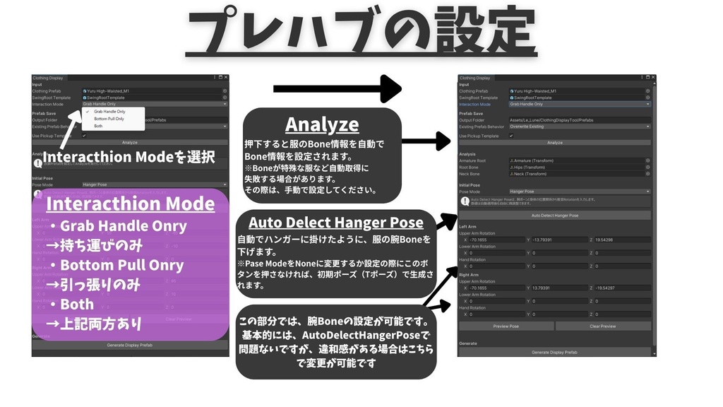VRChat 衣装展示・動作確認ツール|ClothingDisplayTool